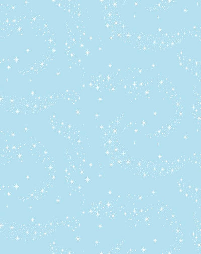 'Stardust' Wallpaper by Barbie™ - Baby Blue
