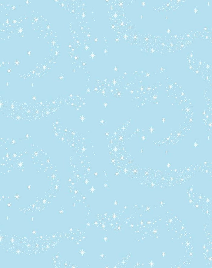 'Stardust' Wallpaper by Barbie™ - Baby Blue