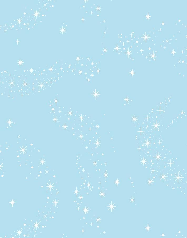 'Stardust' Wallpaper by Barbie™ - Baby Blue