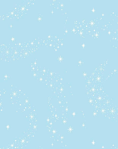 'Stardust' Wallpaper by Barbie™ - Baby Blue
