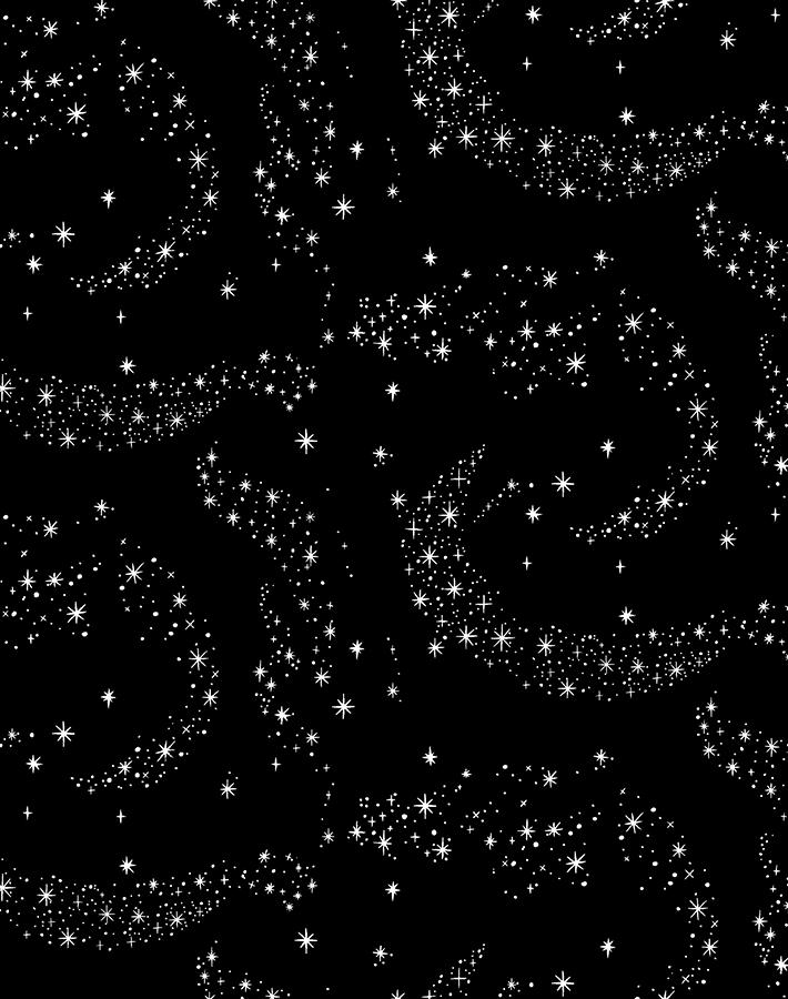 'Stardust' Wallpaper by Barbie™ - Black