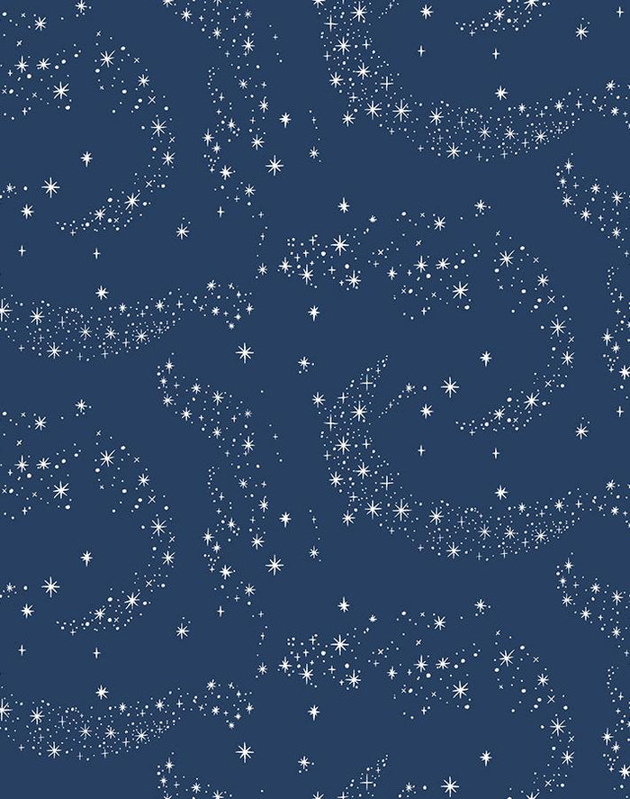 'Stardust' Wallpaper by Barbie™ - Navy