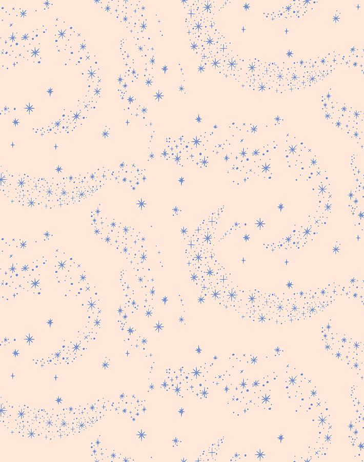 'Stardust' Wallpaper by Barbie™ - Violet Peach