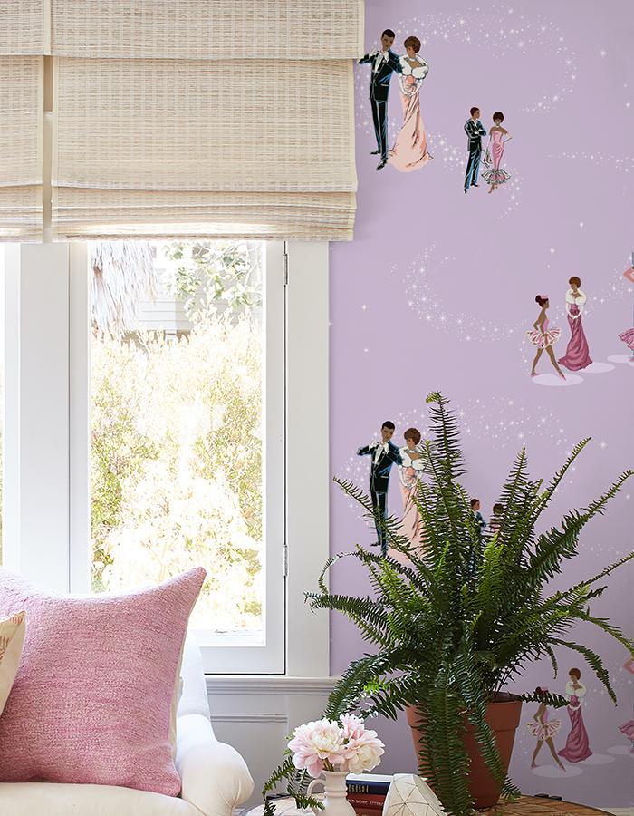 'Starlight Christie™' Wallpaper by Barbie™ - Lavender