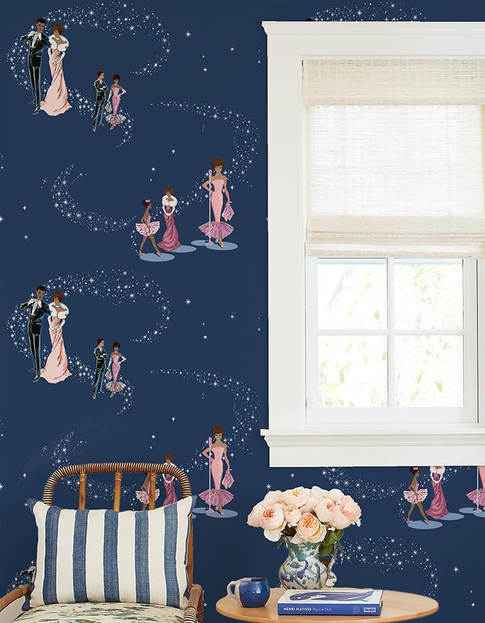 starlight-christie-wallpaper-by-barbie-navy