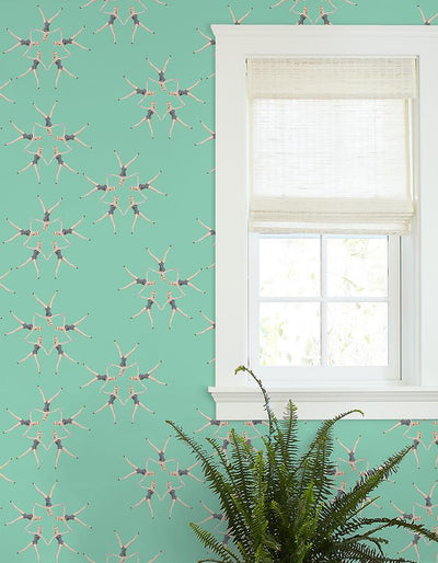 synchronized vintage barbie wallpaper by barbie caribbean