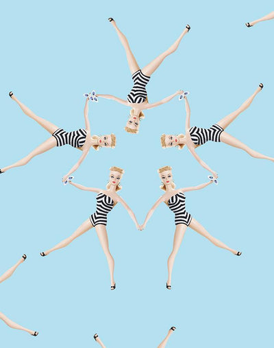 synchronized vintage barbie wallpaper by barbie baby blue