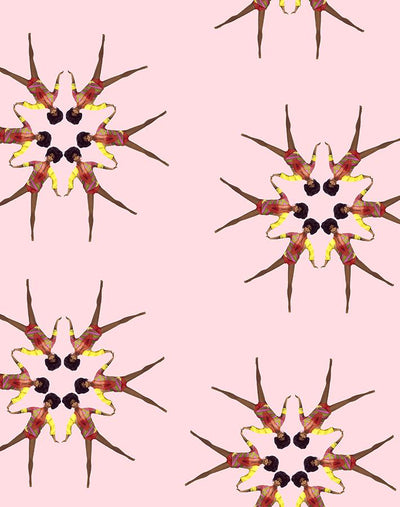 synchronized vintage christie wallpaper by barbie ballet slipper