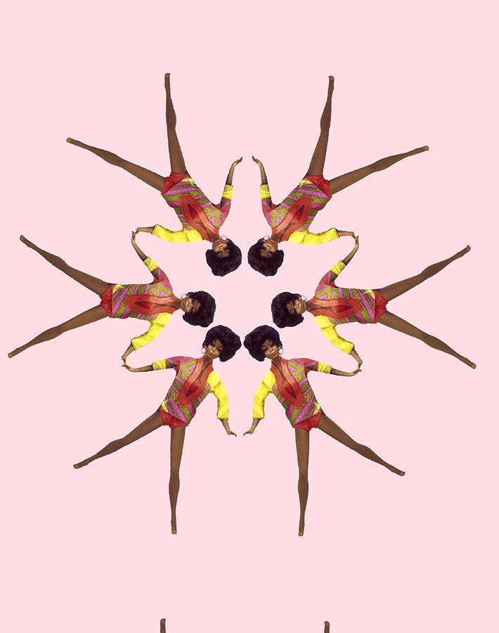 synchronized vintage christie wallpaper by barbie ballet slipper