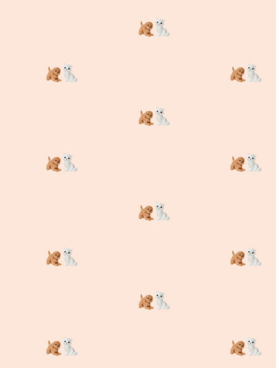 taffy and blissa wallpaper by barbie peach