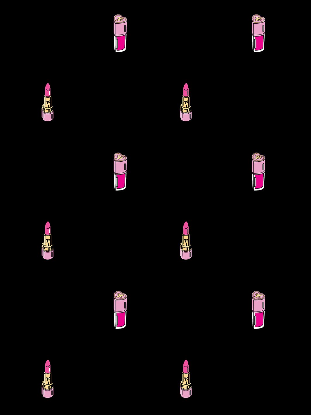 'Trixie Cosmetics' Wallpaper by Trixie Mattel - Black