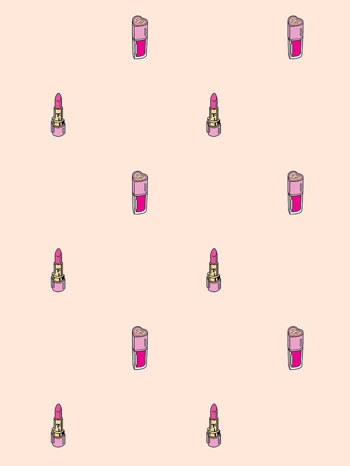 'Trixie Cosmetics' Wallpaper by Trixie Mattel - Peach