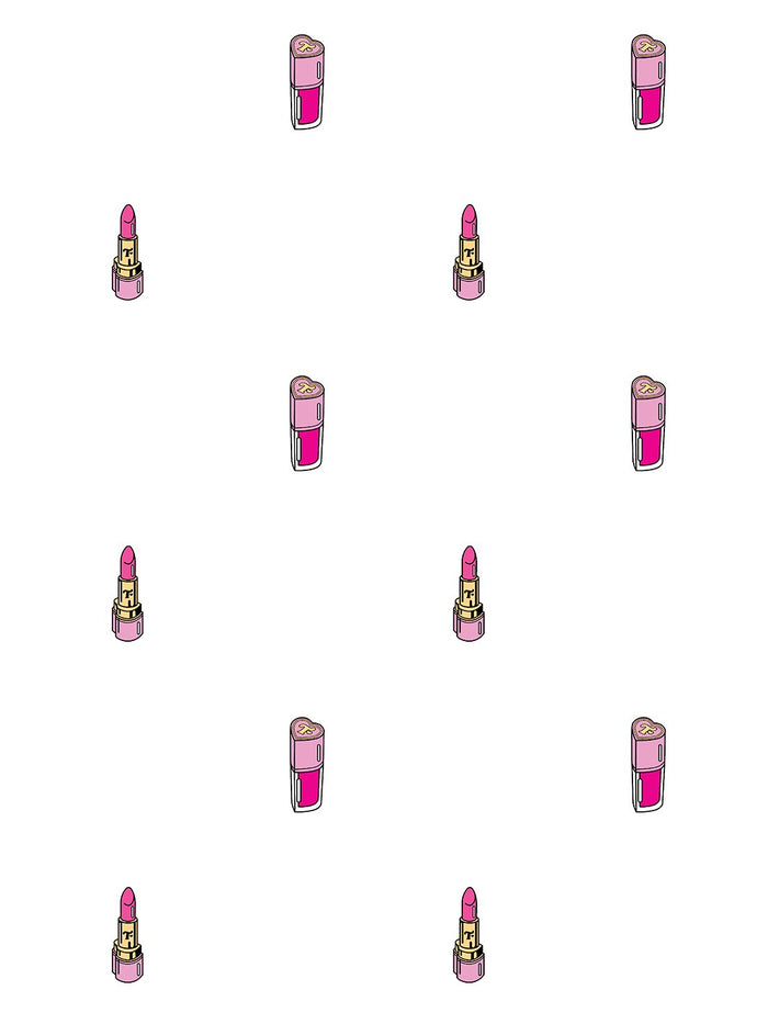 'Trixie Cosmetics' Wallpaper by Trixie Mattel - White