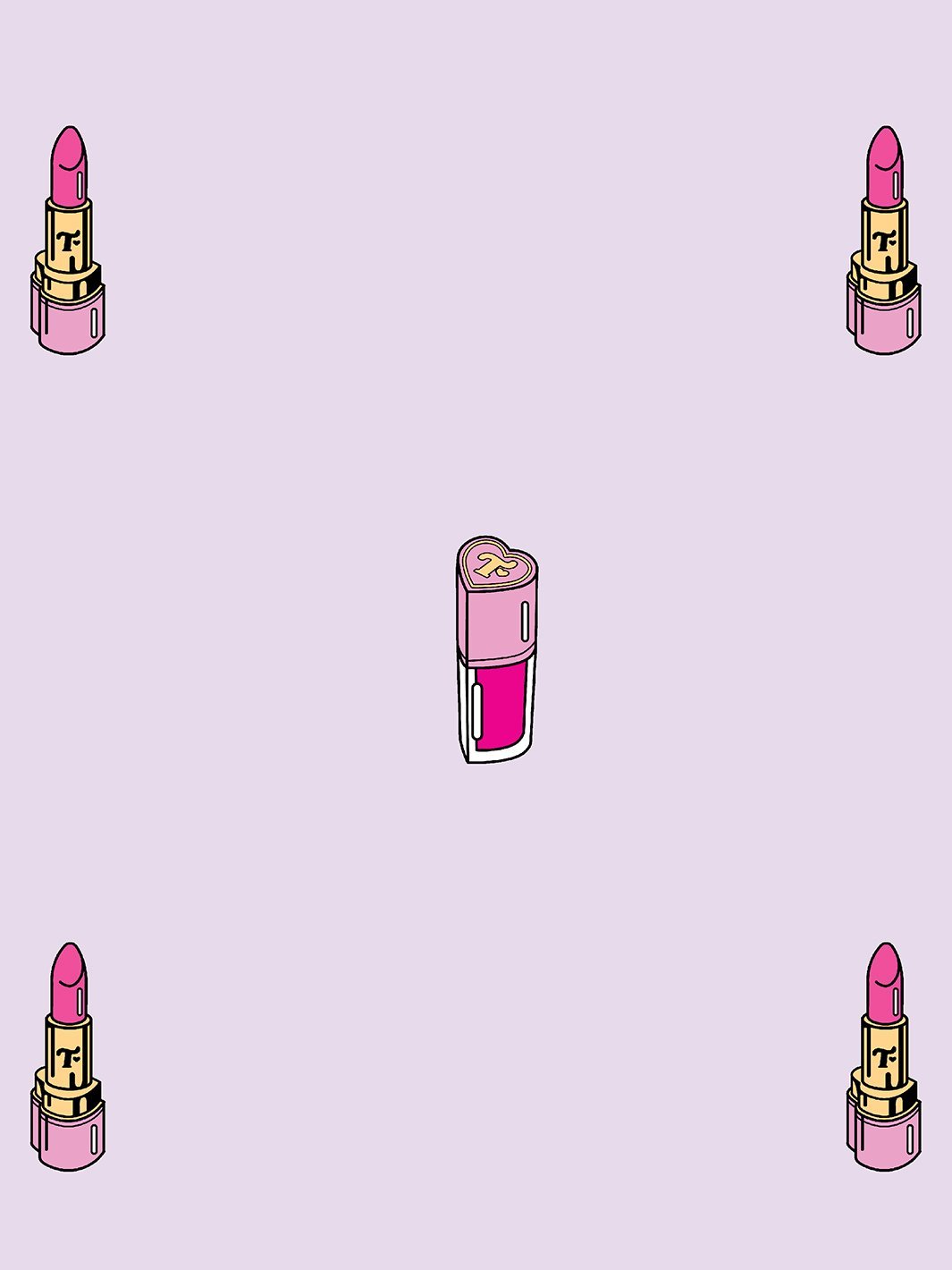 'Trixie Cosmetics' Wallpaper by Trixie Mattel - Lilac