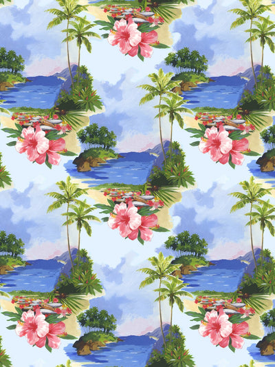 tropical barbie wallpaper by barbie hawaiian island multi