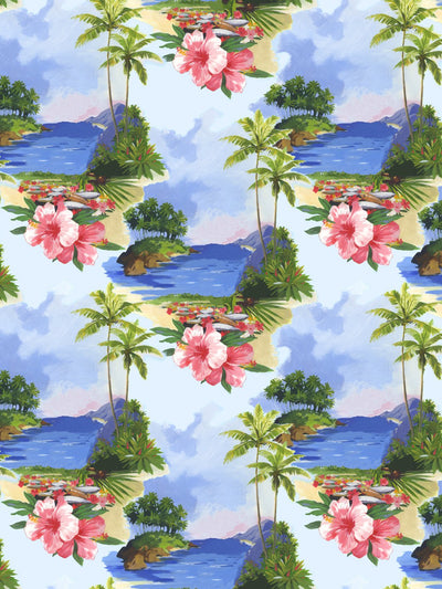 'Tropical Barbie™' Wallpaper by Barbie™ - Hawaiian Island Multi