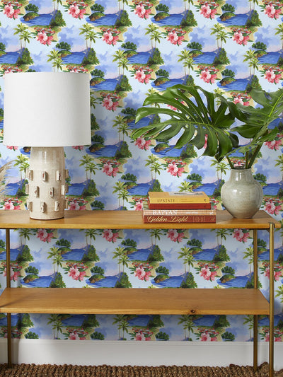 tropical barbie wallpaper by barbie hawaiian island multi