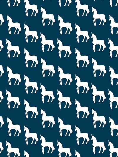 unicorns wallpaper by barbie navy