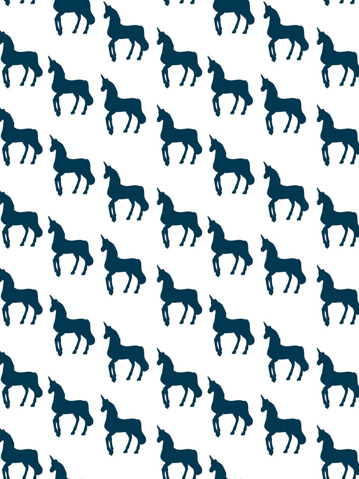 unicorns-wallpaper-by-barbie-navy-on-white