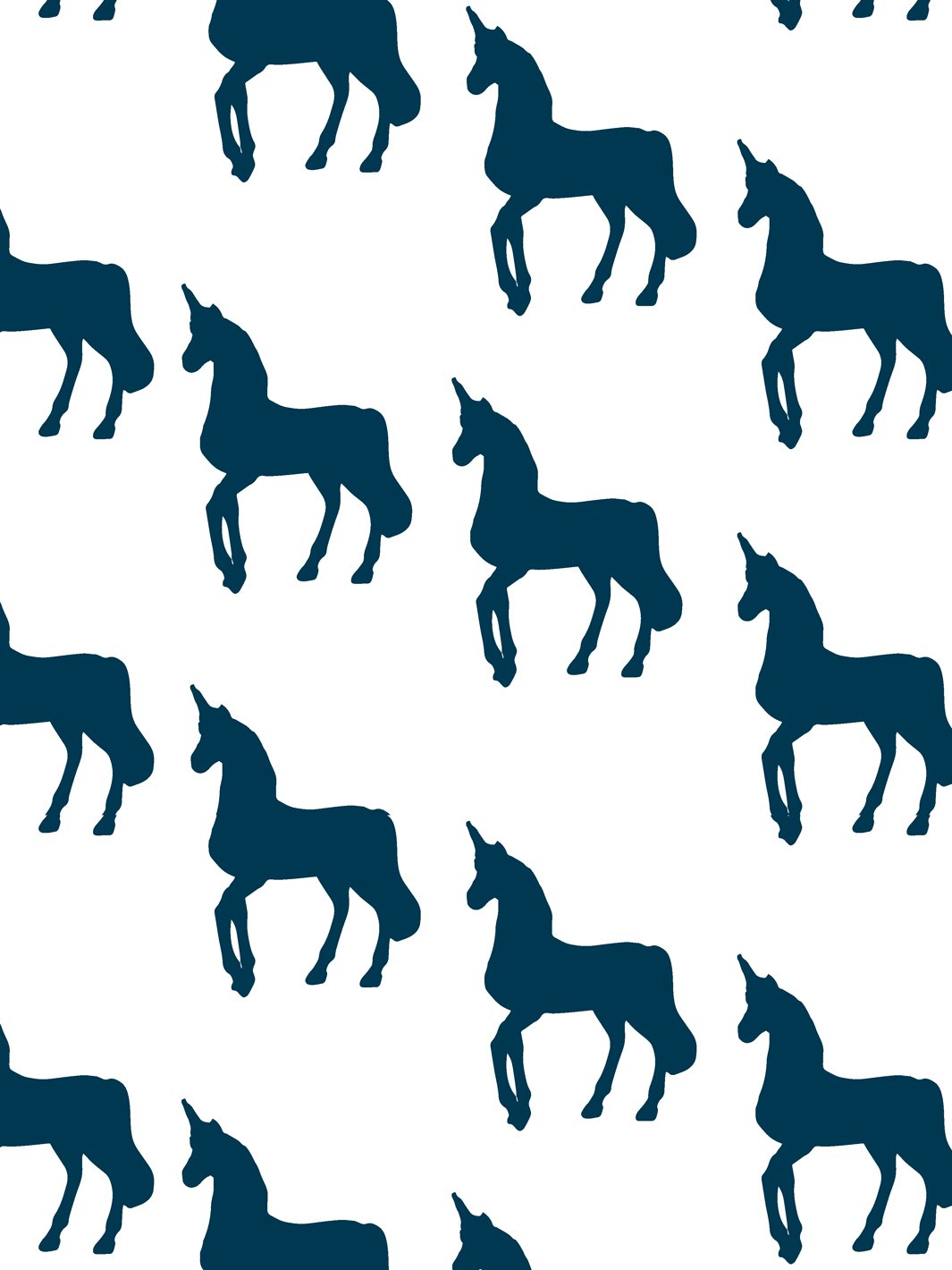 unicorns-wallpaper-by-barbie-navy-on-white