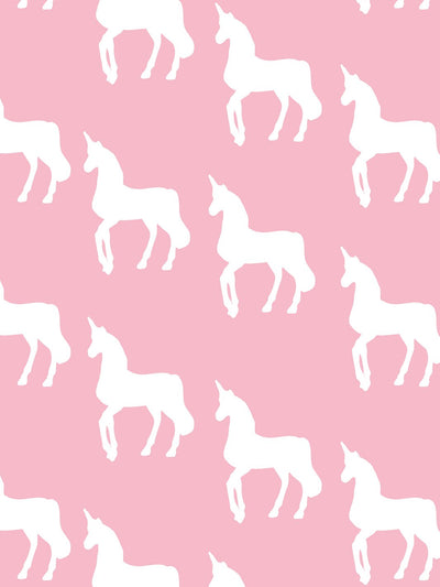 'Unicorns' Wallpaper by Barbie™ - Pink