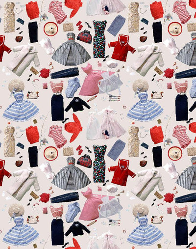 vintage accessories wallpaper by barbie oyster