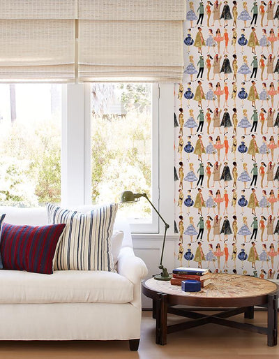 vintage illustration wallpaper by barbie oyster