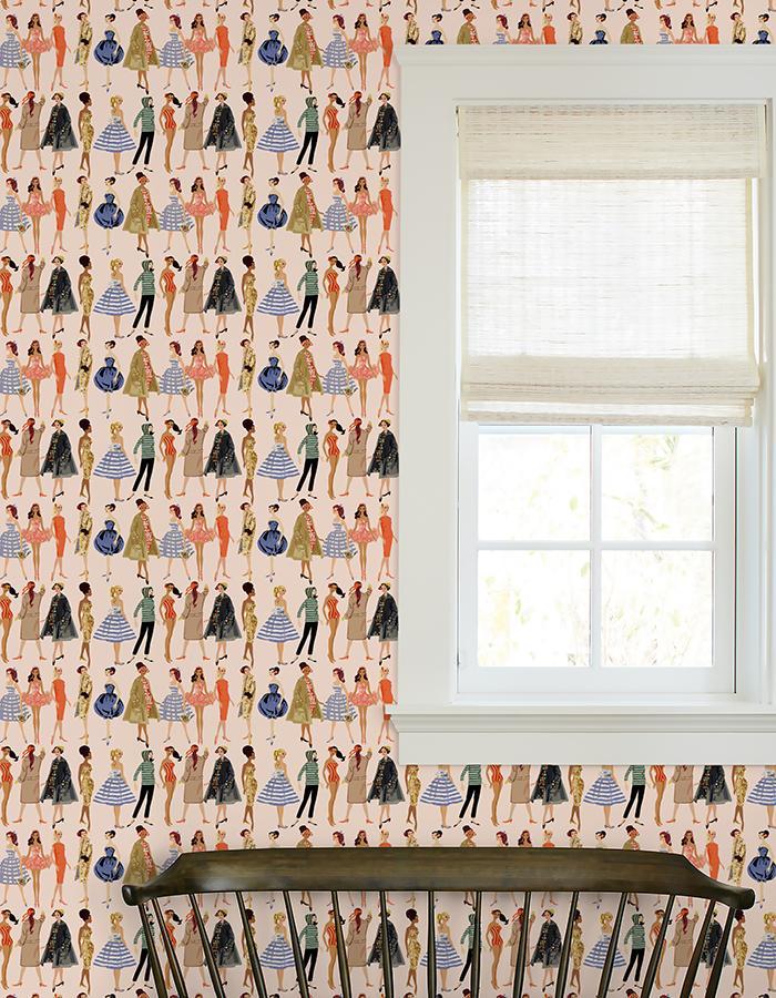vintage-illustration-wallpaper-by-barbie-peach