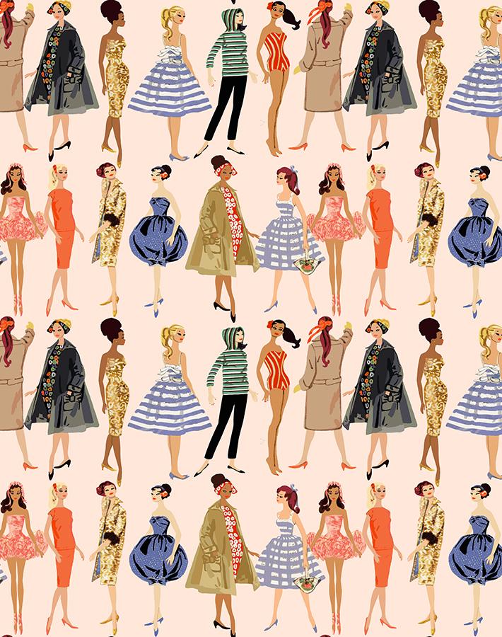 vintage-illustration-wallpaper-by-barbie-peach