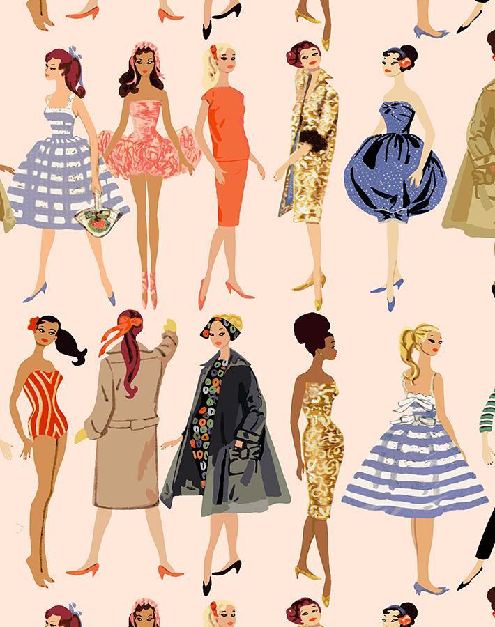 vintage-illustration-wallpaper-by-barbie-peach
