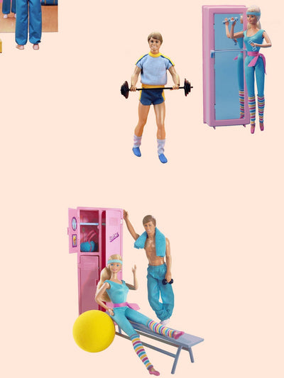 'Workout Barbie™' Wallpaper by Barbie™ - Peach