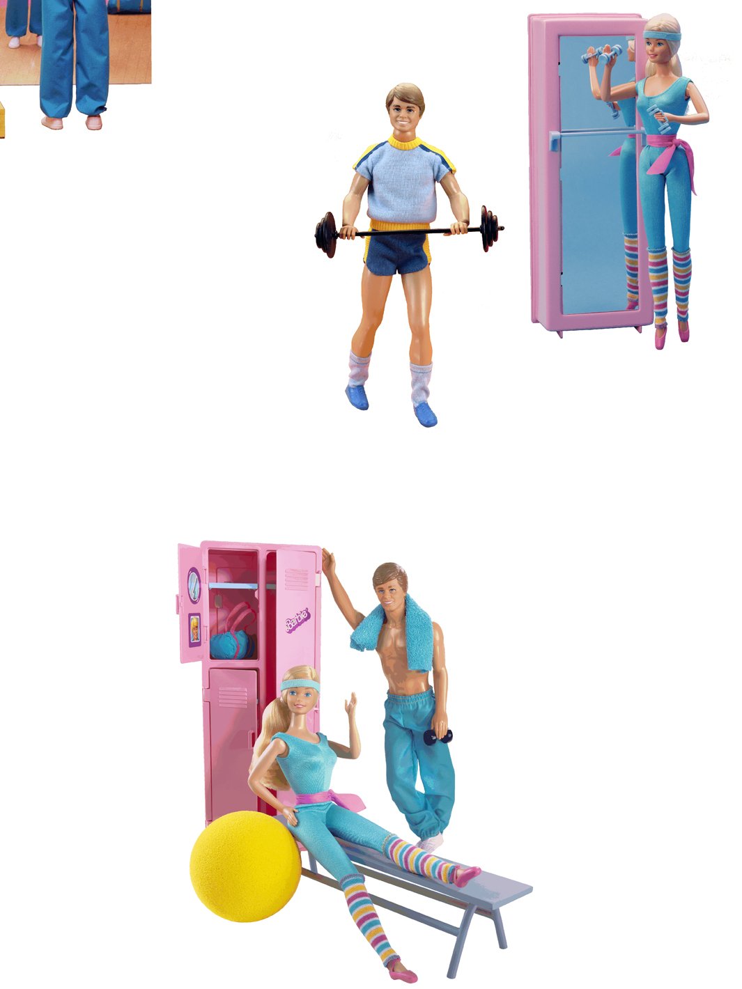 'Workout Barbie™' Wallpaper by Barbie™ - White