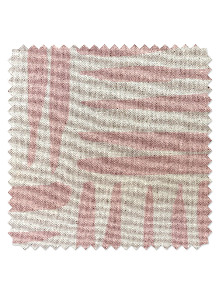 fabric by the yard watercolor weave small ballet slipper on raw canvas