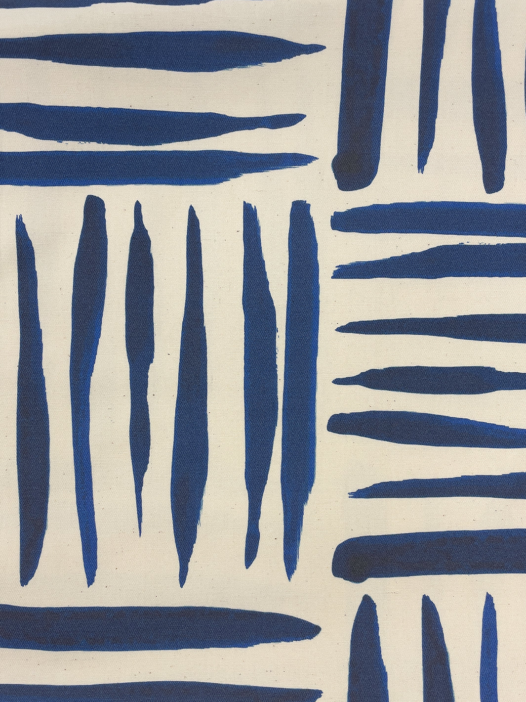 fabric by the yard watercolor weave small blue on organic twill