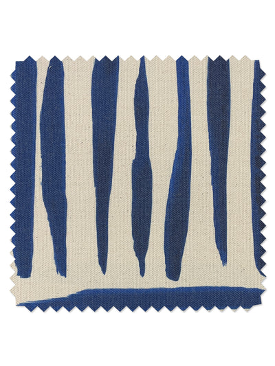 fabric by the yard watercolor weave small blue on organic twill