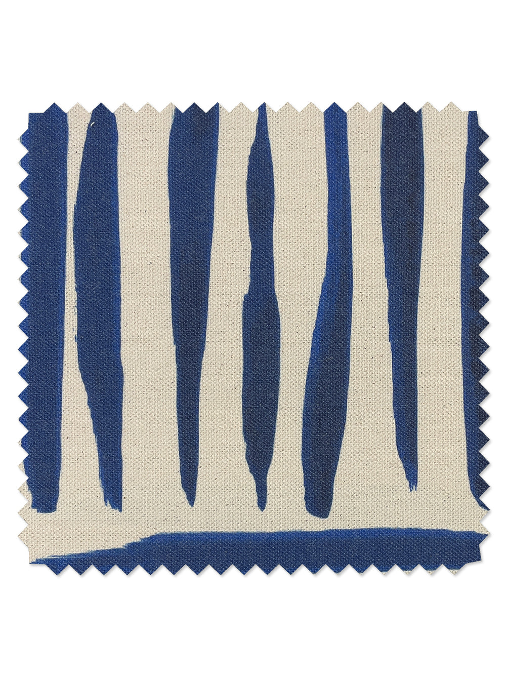 fabric by the yard watercolor weave small blue on raw canvas 1