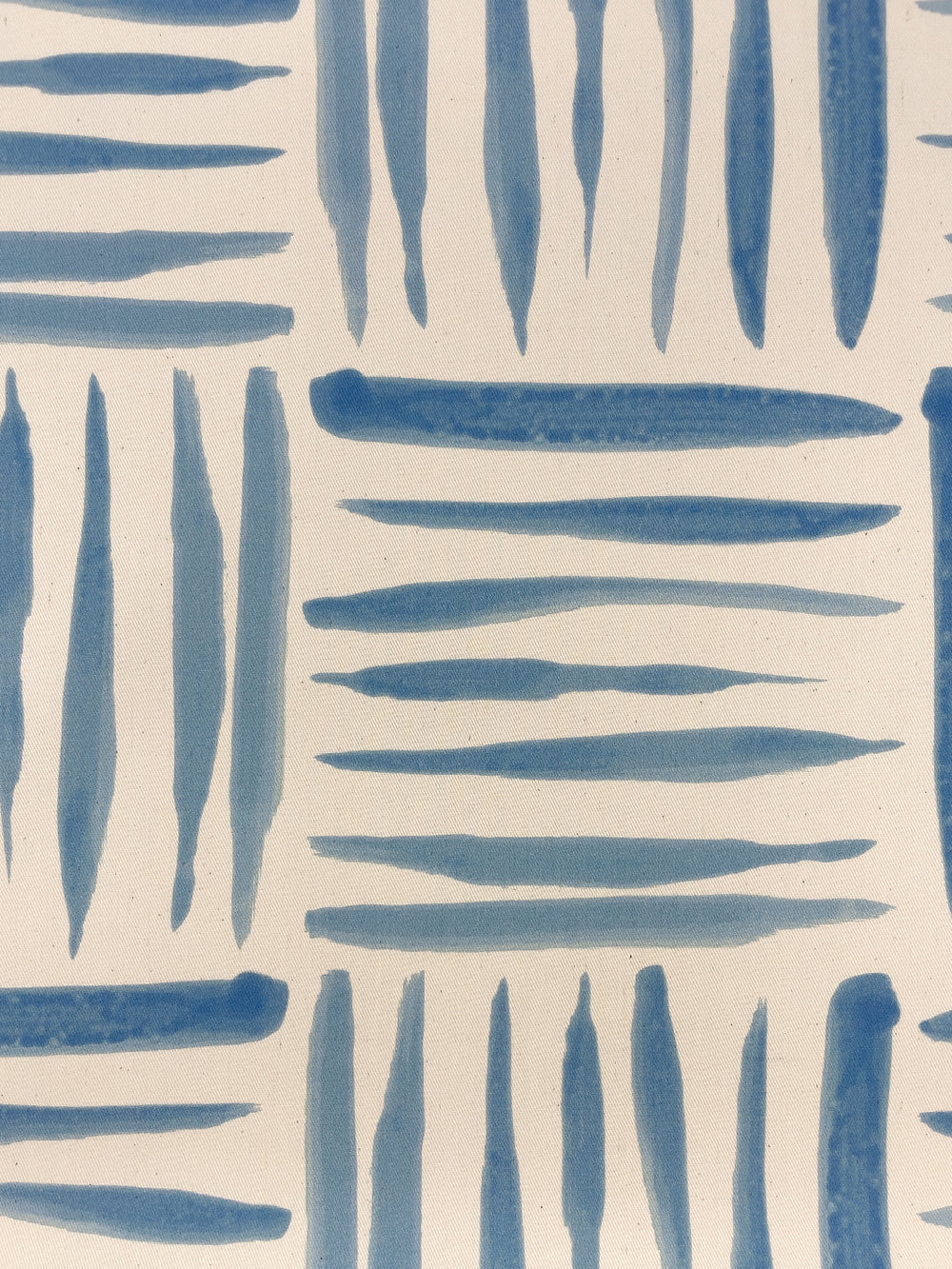 fabric by the yard watercolor weave small light blue on organic twill