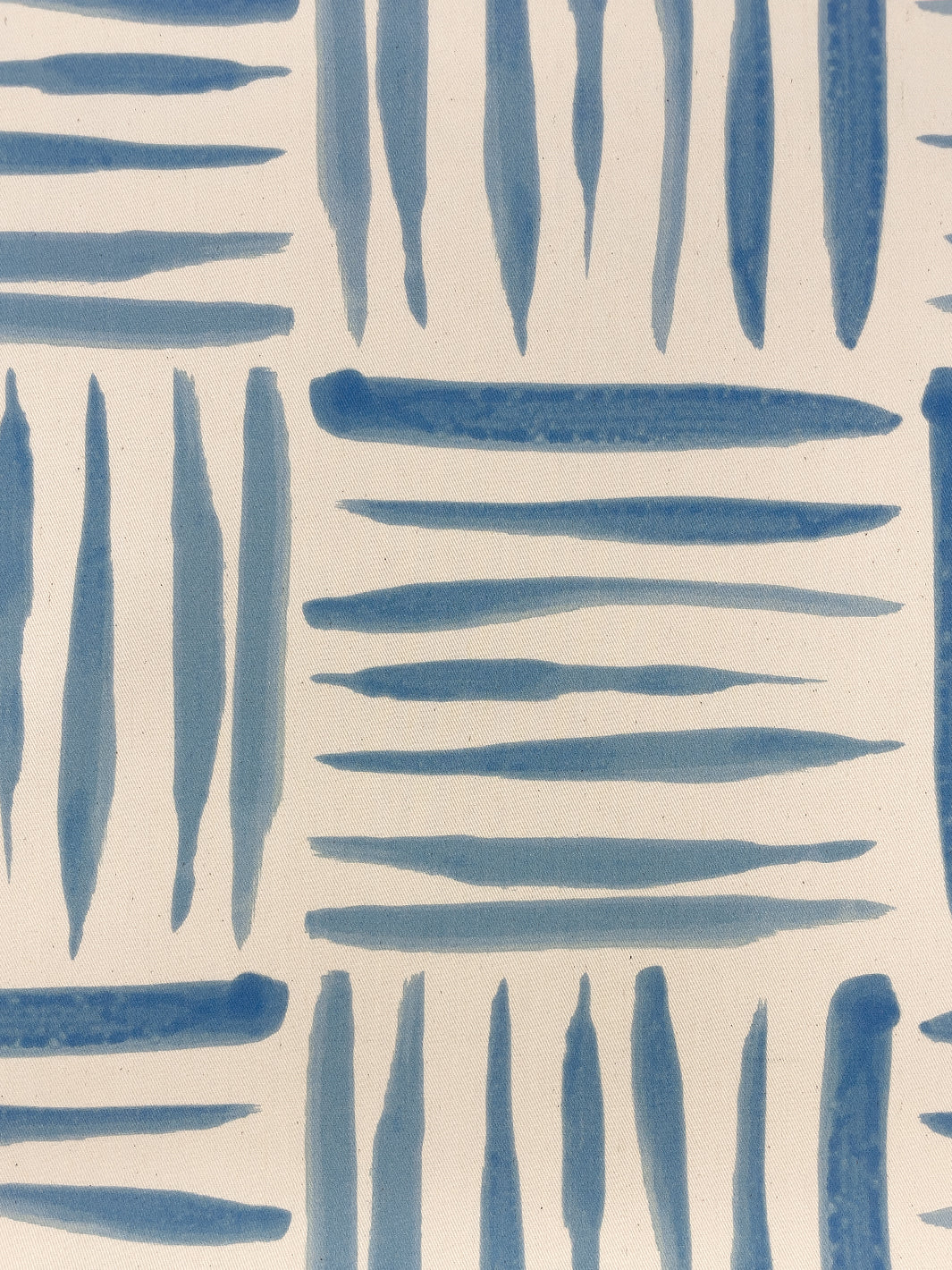 fabric by the yard watercolor weave small light blue on organic twill