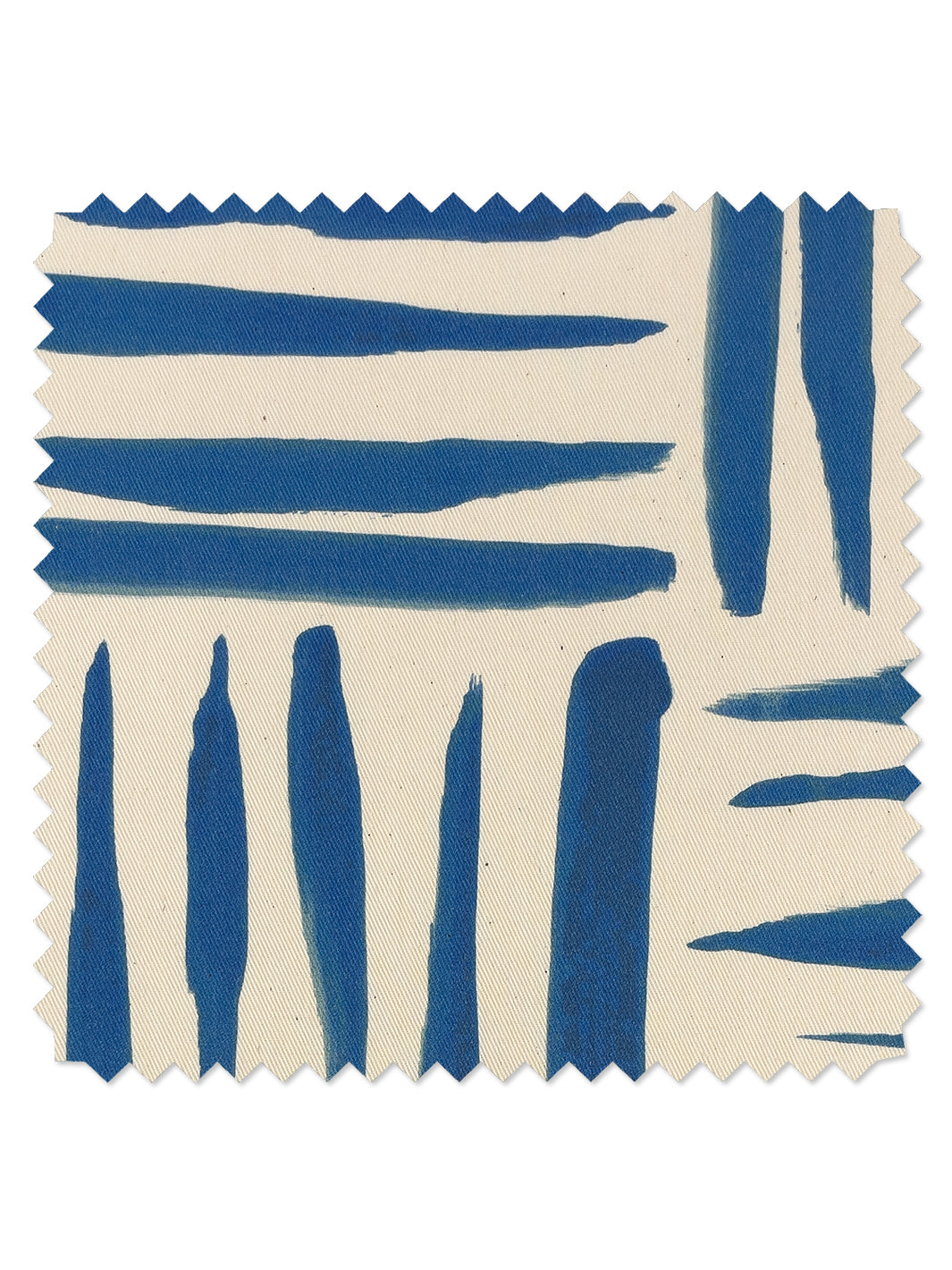 fabric by the yard watercolor weave small lapis on organic twill