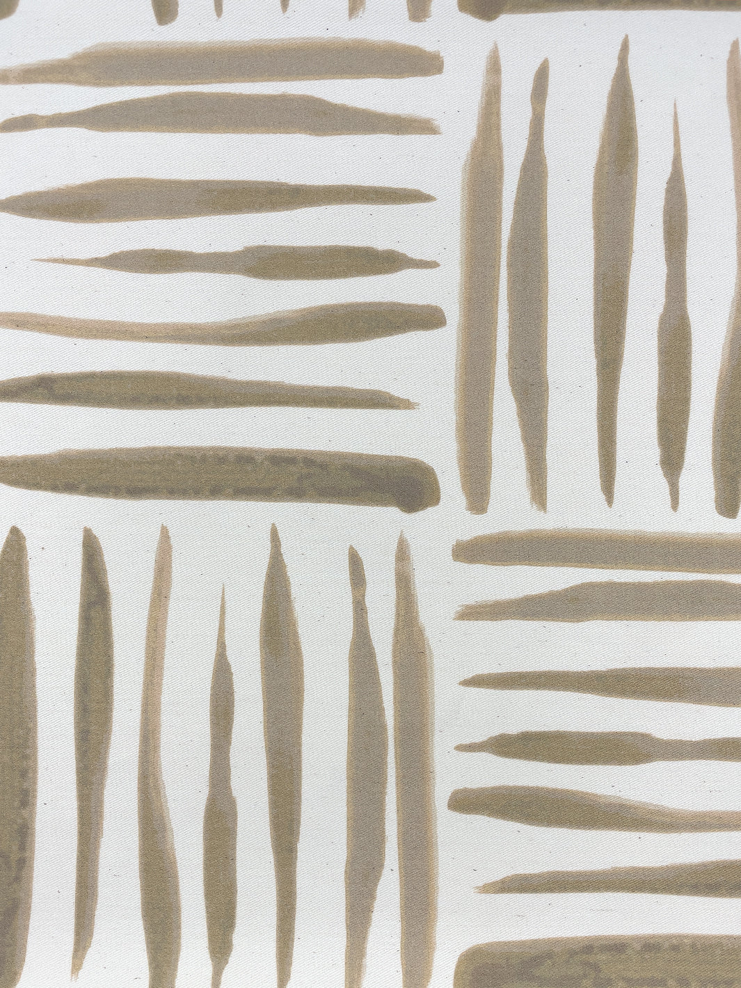 fabric by the yard watercolor weave small taupe on organic twill