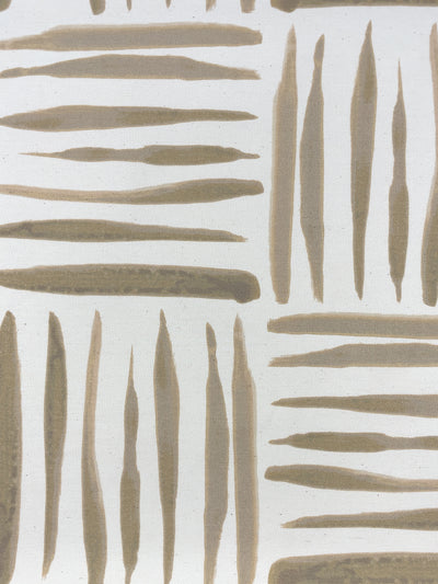 fabric by the yard watercolor weave small taupe on organic twill