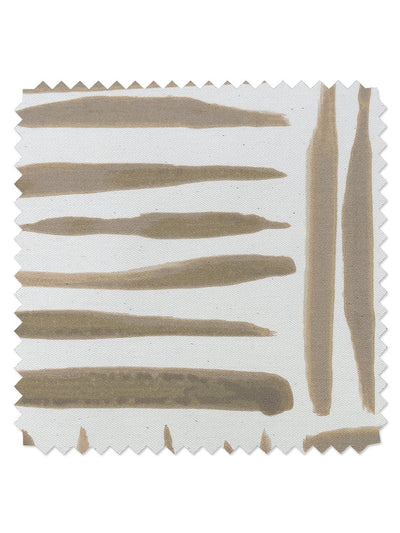 fabric by the yard watercolor weave small taupe on raw canvas