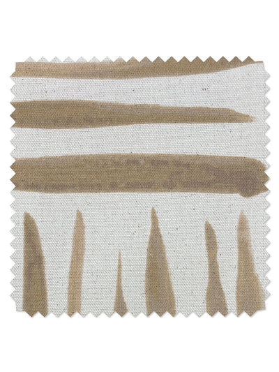 fabric by the yard watercolor weave small taupe on organic twill