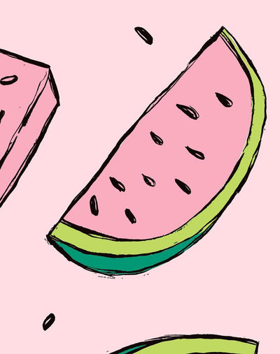 watermelon ballet slipper