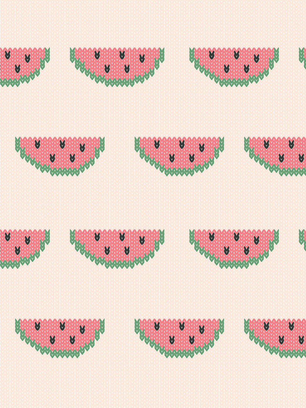 watermelon knit wallpaper by tea collection peach