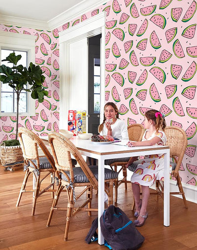 'Watermelon' Wallpaper by Tea Collection - Ballet Slipper