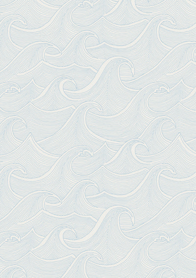waves two tone wallpaper lingua franca cloud on parchment