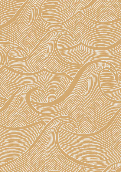waves two tone wallpaper lingua franca krafty