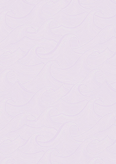 waves two tone wallpaper lingua franca lavender
