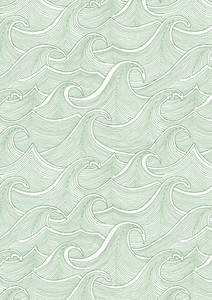 waves-wallpaper-lingua-franca-green-on-white